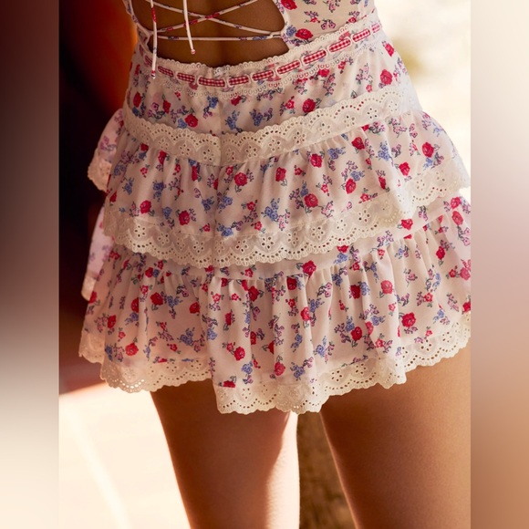 For Love & Lemons Ditsy Day Slip Dress - Picture 5 of 6